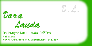 dora lauda business card